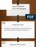 Panduan Pelaporan PPH 21 Perorangan