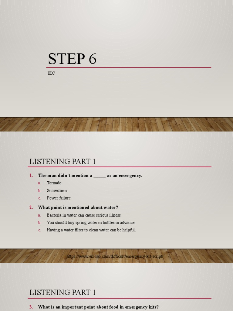 (22july2022) Step 6 - IEC | PDF | Foods | Food And Drink