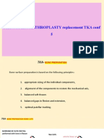 TKA Total Knee ARTHROPLASTY Replacement TKR Conf 5