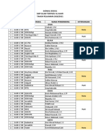 Jadwal Ekskul SMP Islam Terpadu Al Kahfi TAHUN PELAJARAN 2020/2021 NO Waktu Nama Ekskul Nama Pembimbing Keterangan