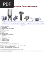 Elaboración de Cerveza Artesanal