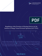 Regulations of The Provision of Hosting Services For The Internet of Things Virtual Network Operators (IoT-VNO)