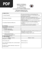 Hypothesis Testing Lesson Plan for Grade 11 | PDF | Hypothesis | Null ...