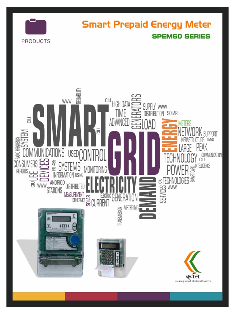 Smart Prepaid Energy Meter - Brochure | PDF | Computer Science ...