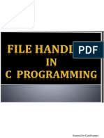 File Handling in C