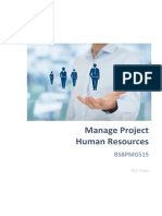 BSBPMG515 Manage Project Human Resources LG V2 Sept 2016