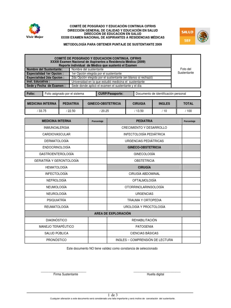 guia enarm Prueba (evaluación) Diagnostico medico