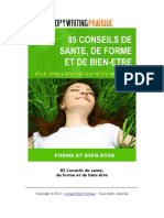 Ebook 85 conseils forme bien etre sante