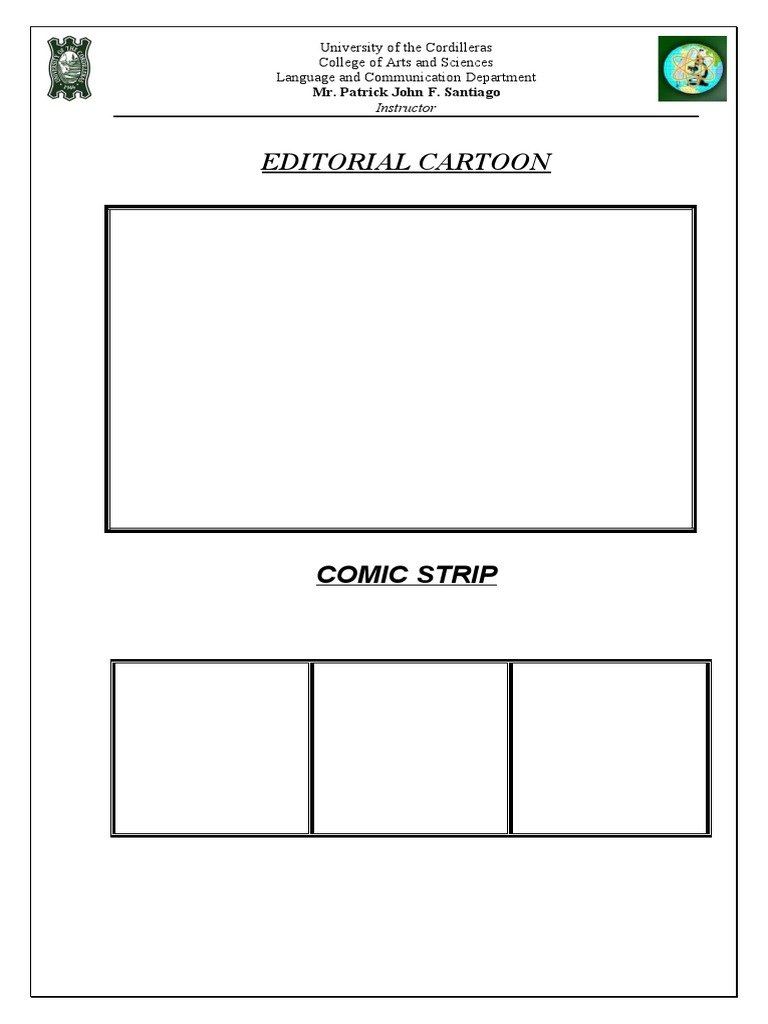13 Cartooning Worksheet | PDF