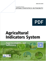 PSA Agricultural Indicators System - Food Availability and Sufficiency 2019