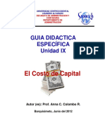 01 Guia Didactica Costo de Capital