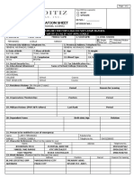 Personal Information Sheet: Fully Accomplish The Form Do Not Leave Blanks Write (N/A) If Not Applicable