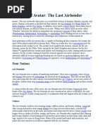 Avatar: The Last Airbender Opening Sequence | PDF