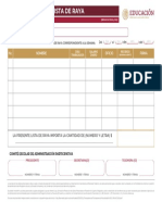 Formato Lista de Raya 2025 | PDF