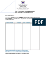 San Francisco Learning Center: Monitoring & Evaluation Tool For The School Learning Recovery Plan For Curriculum