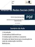 Analise de Redes Sociais