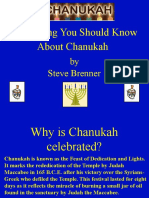 Everything You Should Know About Chanukah: by Steve Brenner