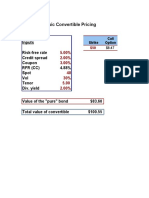 Basic Convertible Pricing