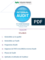 Support Formation Audit Qualité Interne