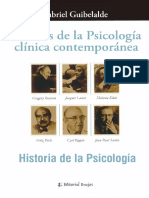 Escuelas de La Psicología Clínica Contemporánea