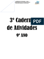 3 CADERNO DE ATIVIDADES 9 ANO - 21 e 22 Página de Recorte