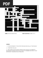 Political Cross Word (Sison, Kristina Marie)