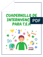 Cuadernillo intervención TEA categorización