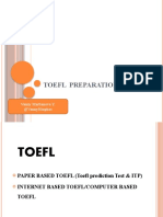 Toefl Preparation Course: Vanny Martianova Y. @vannyningtias