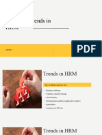 Emerging Trends in HRM