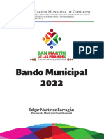 Bando Municipal San Martin de Las Pirámides 2022