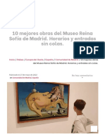 10 Mejores Obras Del Museo Reina Sofía de Madrid.