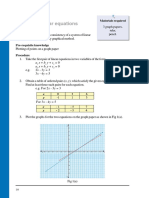 System of Linear Equations: Activity 1