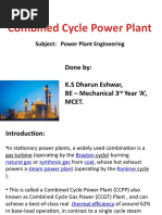 Combined Cycle Power Plant