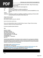 Western Springs Emails With BNSF Railway