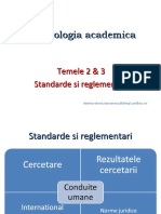 Deontologia Academica - Standarde Si Reglementari