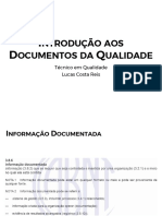 AULA 01_INTRODUÇÃO AOS DOCUMENTOS DA QUALIDADE