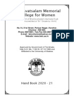 Bhaktavatsalam Memorial College for Women Handbook
