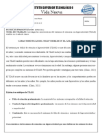 Investigar Las Características Del Trastorno de Atención Con Hiperactividad (TDAH) Visibles en El Aula de Clases