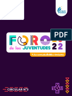 Circular N°3 Foro Nacional de Las Juventudes 2022