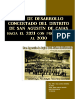 Plan de Desarrollo Concertado-San Agsutin de Cajas