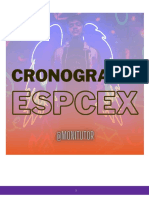 CRONOGRAMA DE ESTUDOS ESPCEX