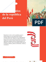 Inicios de La Vida Republicana Del Peru
