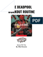 Deadpool Workout PDF