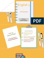 WEEK 15 - Tutoring UPN - E1U13 About People PDF
