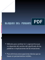 Bloqueo Del Pensamiento