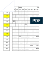 Horarios Jornada Mañana