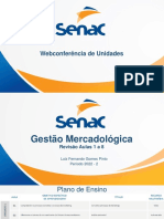 Webconferência Gestão Mercadológica Revisão Aulas 1-8