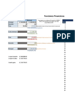 Excel - Ejercicio de Funciones Financieras