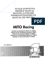Cagiva Mito Racing Service & Repair Manual
