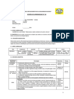 Sesión de Aprendizaje Modelo2